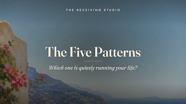 The Five Patterns — one of the five patterns from The Receiving Studio