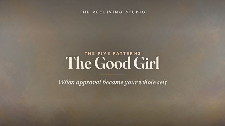 The Good Girl — one of the five patterns from The Receiving Studio