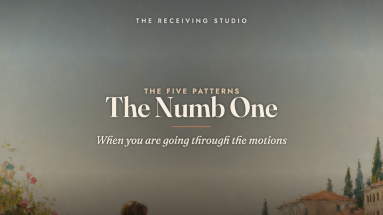 The Numb One — one of the five patterns from The Receiving Studio
