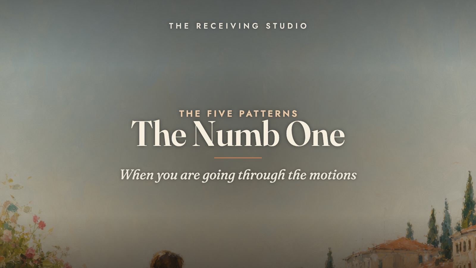 The Numb One — one of the five patterns from The Receiving Studio